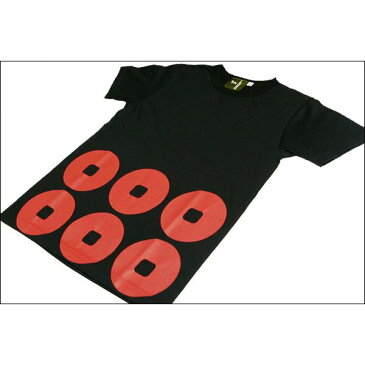 戦国武将Tシャツ 【真田幸村 六連銭】 XLサイズ 半袖 綿100% ブラック(黒) 〔メンズ 大きいサイズ Uネック おもしろ〕 送料込!
