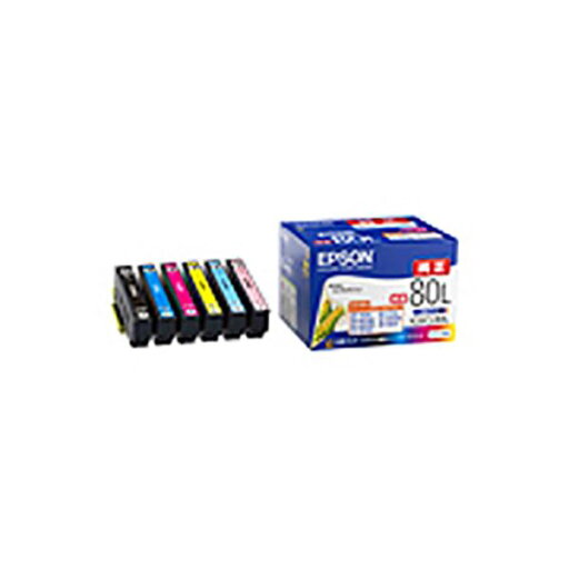(業務用3セット) 【 純正品 】 EPSON エプソン インクカートリッジ/トナーカートリッジ 【IC6CL80L 増量6色パック】 (業務用3セット) 【 純正品 】 EPSON エプソン インクカートリッジ/トナーカートリッジ 【IC6CL80L 増量6色パック】