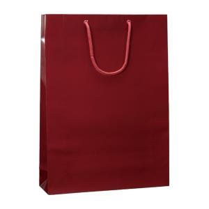 （まとめ） シモジマ ブライトバッグ 6138002 エンジ 1枚入 【×10セット】