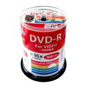 i܂Ƃ߁jHI DISC DVD-R 4.7GB 100Xsh CPRMΉ Chv^u HDDR12JCP100y~2Zbgz
