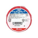 (まとめ) 共和 ミリオンビニールテープ 19mm×10m 赤 HF-114-A 1巻 【×60セット】