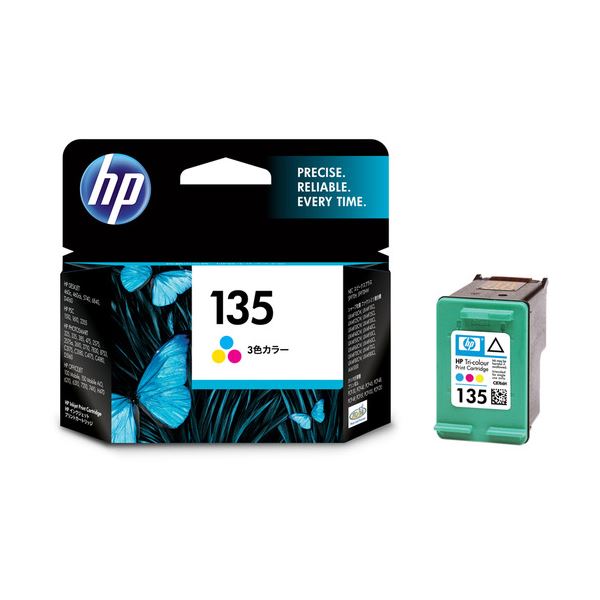 (まとめ) HP135 プリントカートリッジ カラー C8766HJ 1個 【×3セット】
