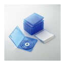 (まとめ)エレコム Blu-rayディスクケース(1枚収納タイプ) CCD-BLU110CBU【×5セット】