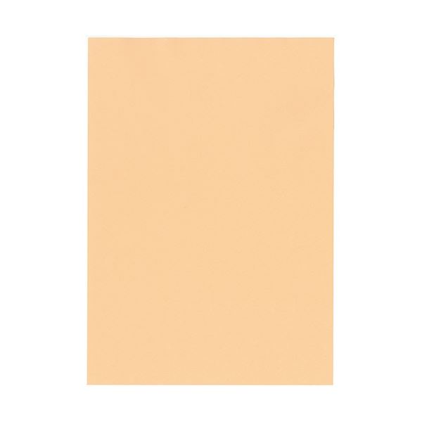 北越コーポレーション 紀州の色上質 A4 Y目 超厚口 びわ 1箱(800枚：100枚×8冊)