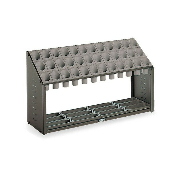 モダン 傘立て 【B36 グレー 36本立】 幅972mm スチール 樹脂製脚付 テラモト 『オブリークアーバン』 ..