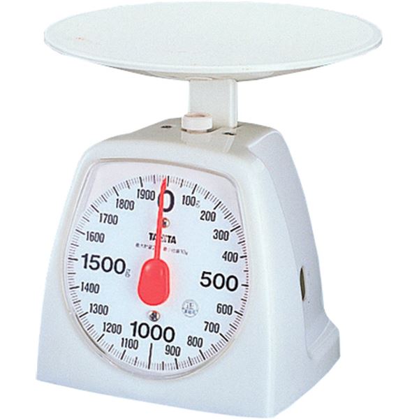 アナログ キッチンスケール/はかり 【2kg】 最大計量：2kg 最小目盛：10g 計量器 キッチン用品 TANITA タニタ