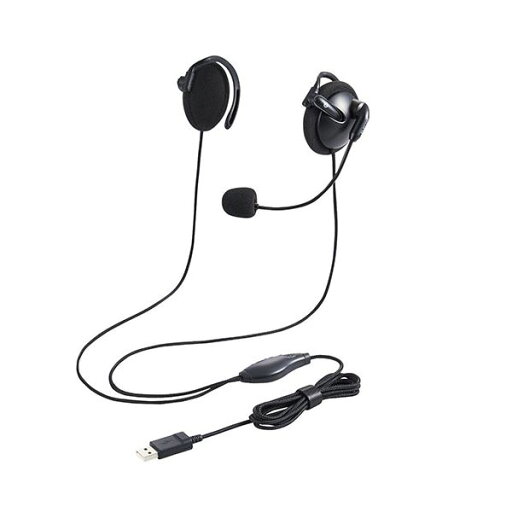 エレコム ヘッドセット 耳掛け 有線 両耳 USB 軽量 黒 HS-EH02UBK エレコム ヘッドセット 耳掛け 有線 両耳 USB 軽量 黒 HS-EH02UBK