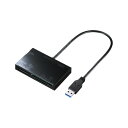 サンワサプライ USB3.0カードリーダー ADR-3ML35BK ブラック(2)