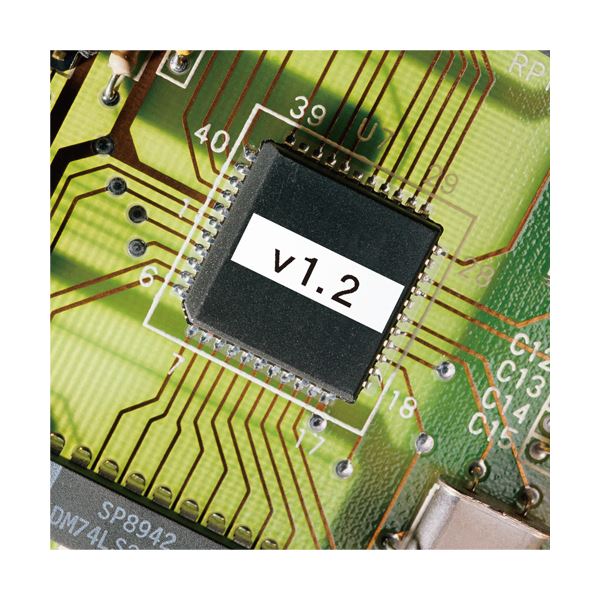 (まとめ) キングジム テプラ PROテープカートリッジ 耐熱ラベル 6mm 白/黒文字 SN6K 1個 【×10セット】