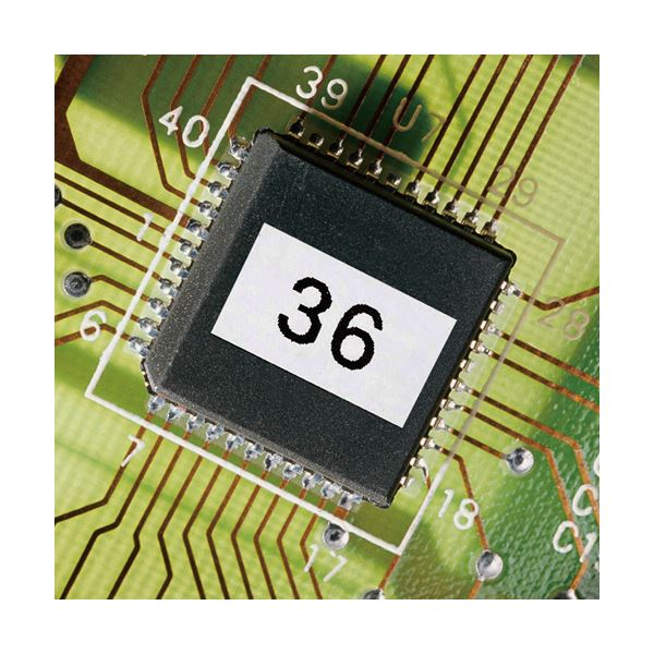 (まとめ) キングジム テプラ PROテープカートリッジ 耐熱ラベル 6mm 白/黒文字 SN6K 1個 【×10セット】