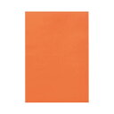 (まとめ) TANOSEE 色画用紙 四つ切 だいだい 1パック(10枚) 【×30セット】