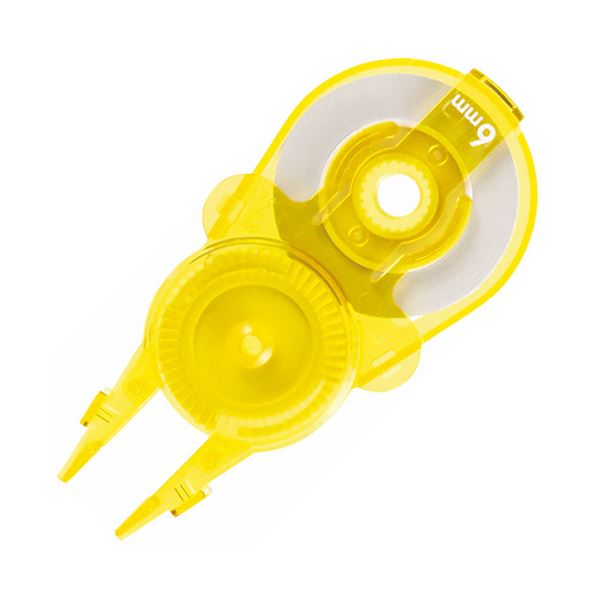 (まとめ) プラス 修正テープ ホワイパースライド交換用テープ 6mm幅×12m イエロー WH-116R-10P YL 1パック（10個） 【×10セット】