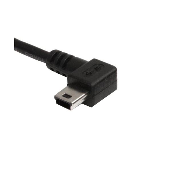 （まとめ）StarTech ミニUSB変換ケーブルminiUSB左向きL型 91cm USB A(オス)-USB mini-B(オス) ブラック USB2HABM3LA1本【×10セット】