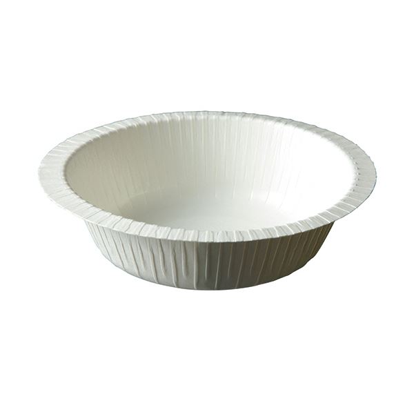 （まとめ）ペーパーウェア ペーパーボウル10.5cm T-160A 1パック（50枚）【×10セット】(3)