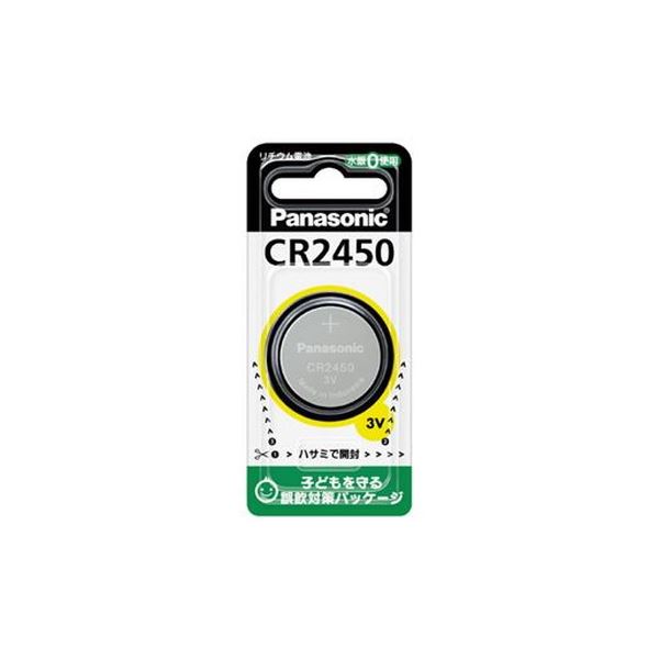 (まとめ)Panasonic パナソニック リチウム電池 CR2450【×30セット】