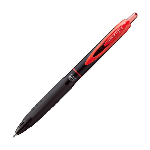 (まとめ) 三菱鉛筆 ゲルインクボールペンユニボール シグノ 307 ノック式 0.7mm 赤 UMN30707.15 1本 