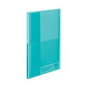 (まとめ)コクヨ クリヤーブック(Glassele) 固定式 A4タテ 20ポケット ライトブルー ラ-GL20LB 1冊 【×20セット】