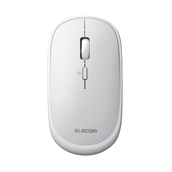 (まとめ)エレコム Bluetooth4.2マウスSlint(スリント) ホワイト M-TM10BBWH 1個 【×3セット】