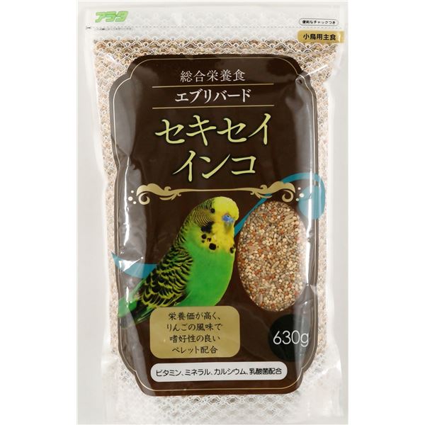 （まとめ） エブリバード セキセイインコ 630g （ペット用品） 【×10セット】【代引不可】