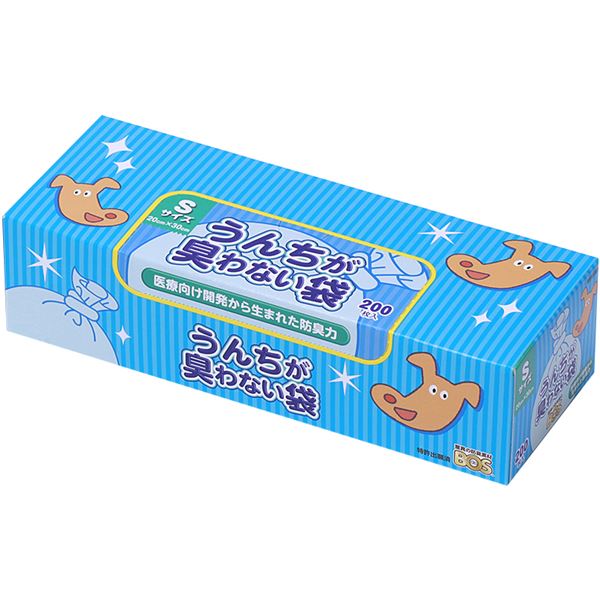 （まとめ）うんちが臭わない袋BOSペット用箱S200枚【×5セット】