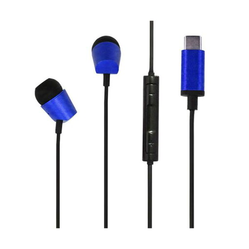 BAUT Type-CアルミステレオイヤホンデジタルBL BCSE02DBL ブルー BAUT Type-CアルミステレオイヤホンデジタルBL BCSE02DBL ブルー