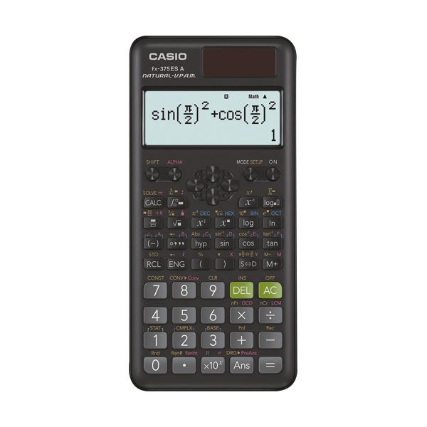 カシオ 関数電卓 10桁 ハードケース付FX-375ESA-N 1セット（3台） 1