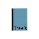 (まとめ)キョクトウ・アソシエイツ Trees B5 B罫 50枚 ブルーグレー【×30セット】