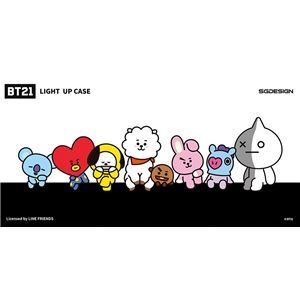 SG Design iPhone 8/7 BT21 GRAPHIC LIGHT UP CASE TATA 送料無料!