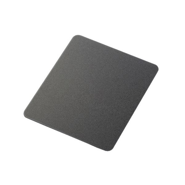 (まとめ) エレコム 光学式センサマウスパッドブラック MP-065ECOBK2 1枚 【×10セット】