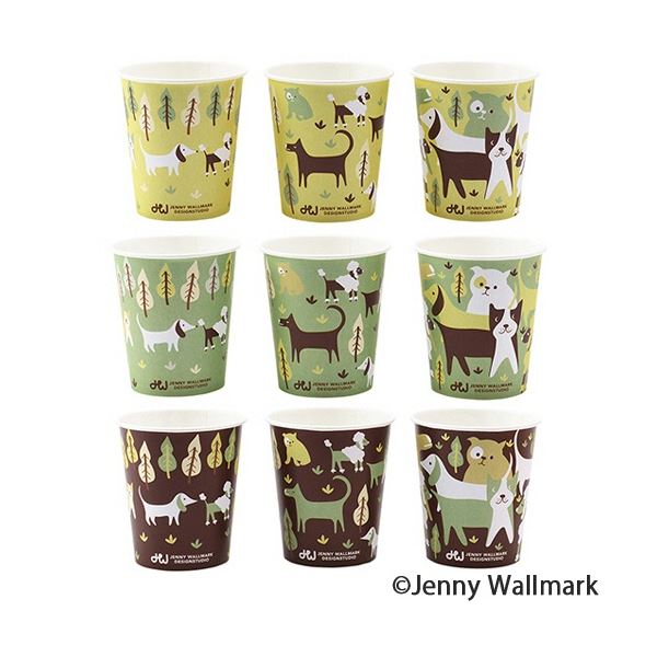 (まとめ) サンナップ JWドッグカップ 90ml(3オンス) C9050JWD 1パック(50個) 【×10セット】