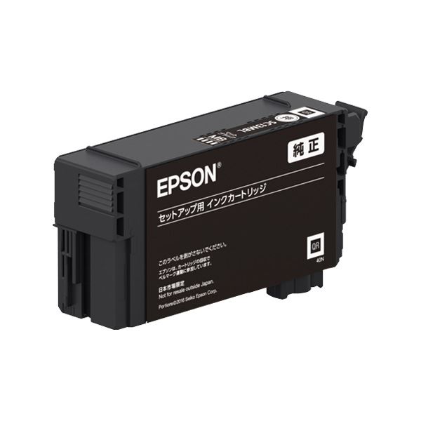 (まとめ)【純正品】 EPSON SC13MBM インクカートリッジ マットブラック【×5セット】