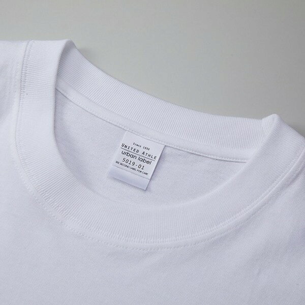 5.6オンス・ 身幅と肩幅が同寸のビッグボックスシルエット ロングスリーブ ホワイト L