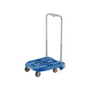 TRUSCO アイドルキャリー weego 省音G車輪 ブルー WP-2G-B 1台 完成品(4)