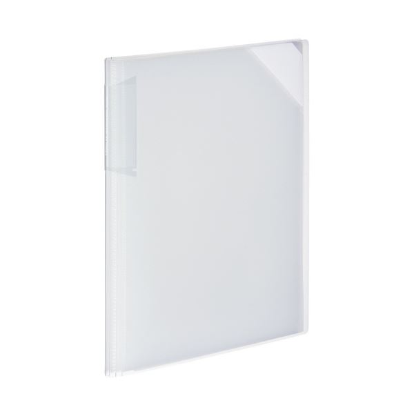コクヨ クリヤーホルダーブック（ノビータ）固定式 A4タテ 12ポケット 背幅10〜30mm 透明 フ-N5710T-12..