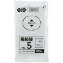 (まとめ) TANOSEE 規格袋 5号0.02×100×190mm 1パック（100枚） 【×300セット】