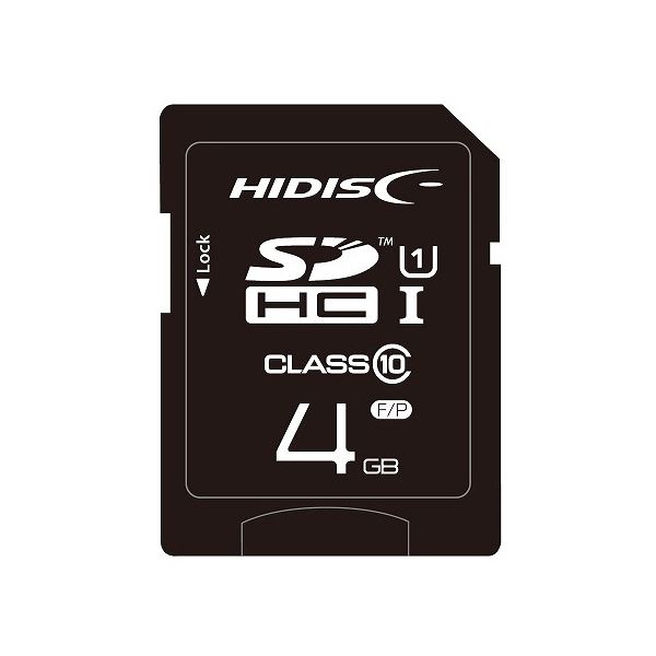 (まとめ)ハイディスク SDHCカード 4GBclass10 UHS-I対応 HDSDH4GCL10UIJP3 1枚【×5セット】
