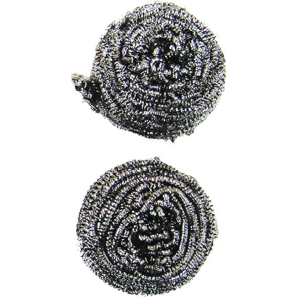 (まとめ) ステンレスたわし/キッチンタワシ 【30g 2個入】 油汚れ 焦げ落とし キッチン用品 【×300個セ..