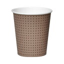 (まとめ) サンナップ ポイントパターンカップ 205ml 100個 2種アソート 【×10セット】