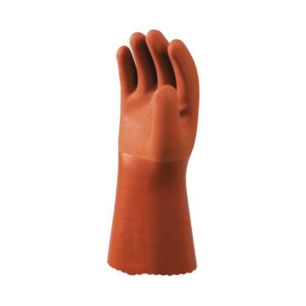 (まとめ) 川西工業 ソフトマックス ロング L オレンジ #2308-L 1双 【×5セット】