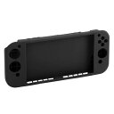 Digio2 SWITCH 有機ELモデル用 シリコンカバー 一体型タイプ ブラック SZC-SWE05BK(2)