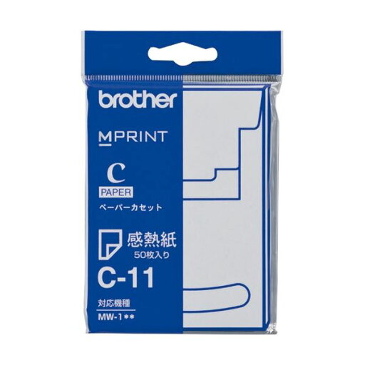 (まとめ) ブラザー 感熱紙 A7サイズ C-11 1冊(50枚) 【×10セット】 (まとめ) ブラザー 感熱紙 A7サイズ C-11 1冊(50枚) 【×10セット】