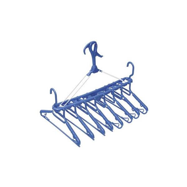 シャツハンガー 洗濯ハンガー 8連 フック付き ワイヤー使用 アーチ ベランダ干し 室内干し 洗濯用品 ランドリー用品