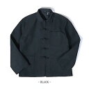 モールスキンチャイナジャケット ブラック 3(XLサイズ) 送料無料!