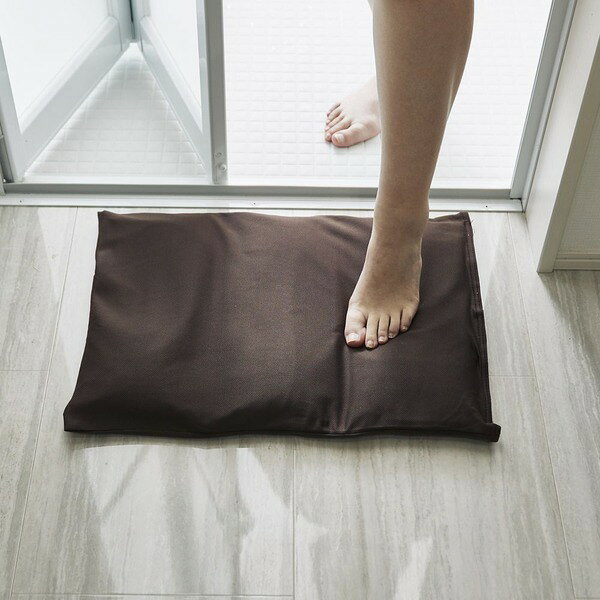 un bain 珪藻土ソフトバスマット ブラウン 送料込！