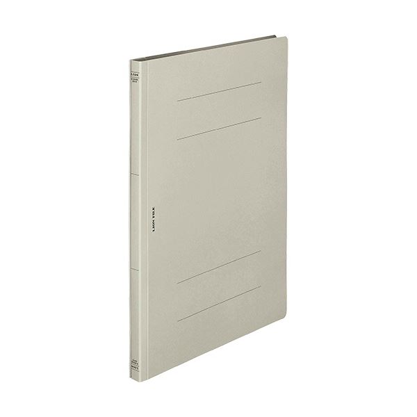 (まとめ) ライオン事務器 フラットファイル(環境)樹脂押え具 B4タテ 150枚収容 背幅18mm グレー A-503KB4S 1冊 【×50セット】