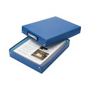 (まとめ) TANOSEE デスクトレー A4 青 1個 【×30セット】(3)