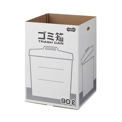 (まとめ)TANOSEE ダンボールゴミ箱 90L 1セット(3枚)【×10セット】 (まとめ)TANOSEE ダンボールゴミ箱 90L 1セット(3枚)【×10セット】