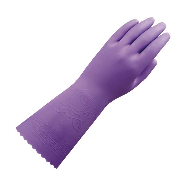 (まとめ) ショーワグローブ ビニトップ厚手手袋 M バイオレット 132-MV 1双 【×30セット】 送料無料！