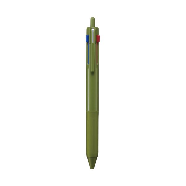(まとめ) 三菱鉛筆 Jストリーム3色ボールペン 0.7mm SXE350707.18 ダークオリーブ 【×50セット】
