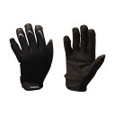 (まとめ) TRUSCO クラリーノ使用人工皮革手袋 L ブラック TALGC-L 1双 【×3セット】 1